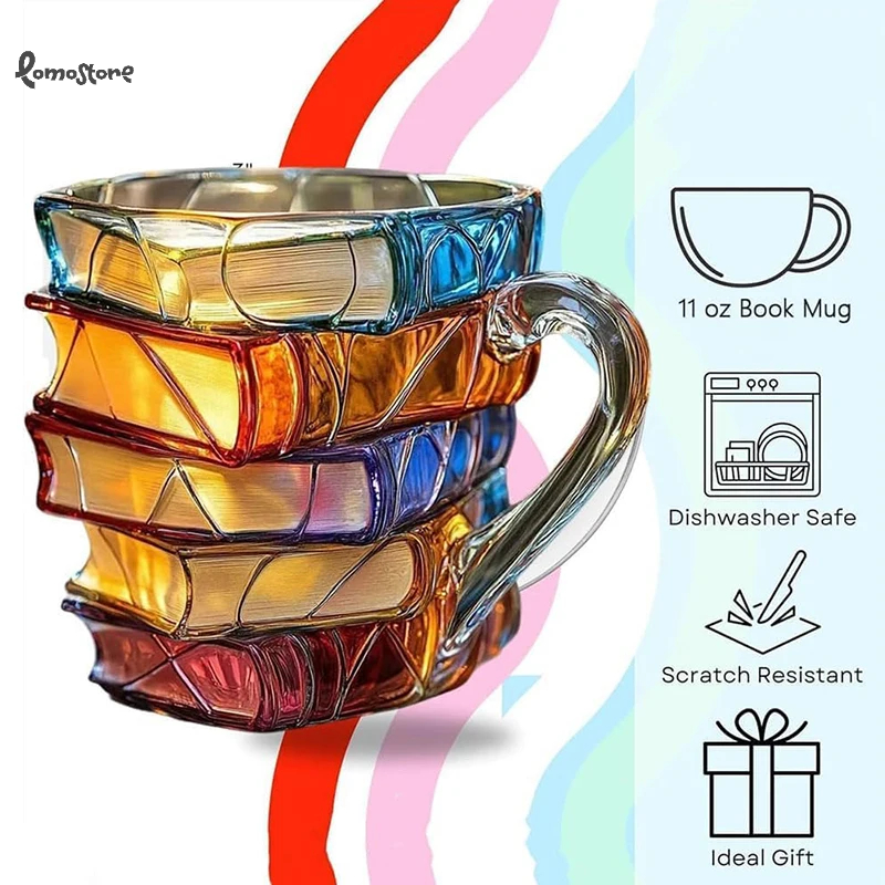 LomoStore™  3D Painted Book Mug