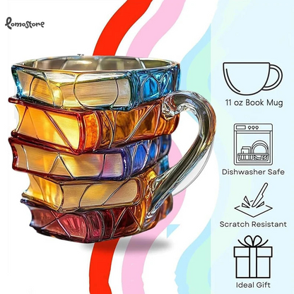 LomoStore™  3D Painted Book Mug