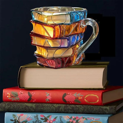 LomoStore™  3D Painted Book Mug