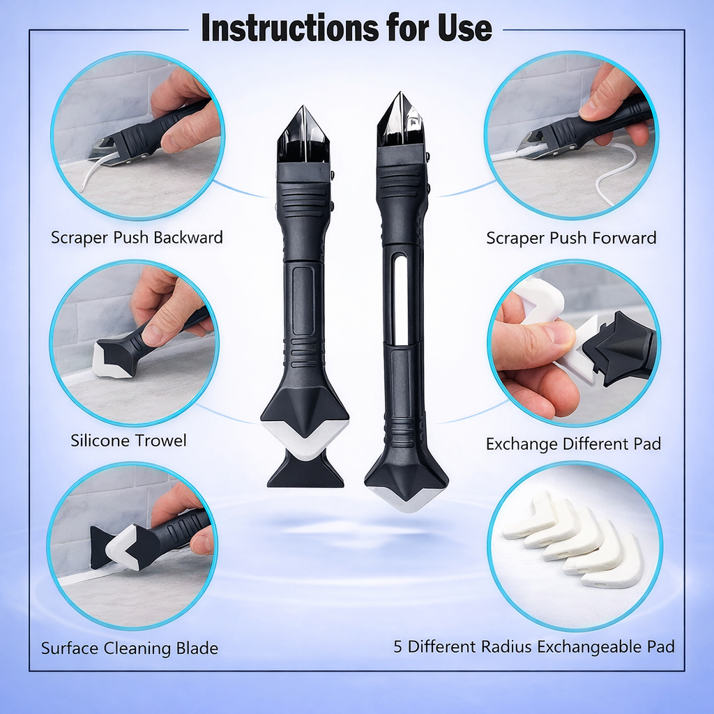 LomoStore™ 9-in-1 Caulking Master Tool