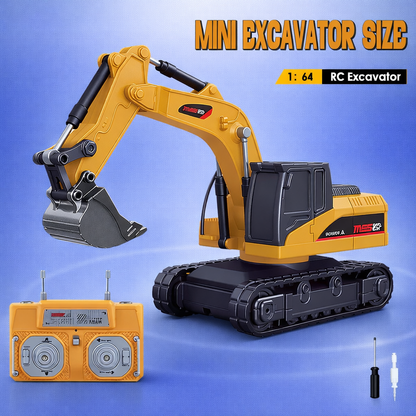 LomoStore™ Mini RC Excavator & Dump Truck Toy Set