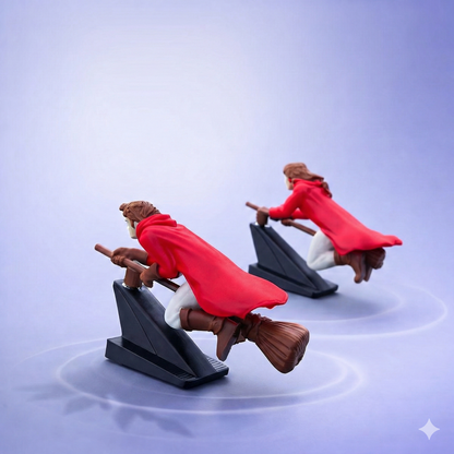 LomoStore™ Set of 1 Wizard and Witch drift ornament